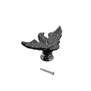 Set Of Vintage Style Ceramic Cabinet Door Pull Handle Knob With Screw Cupboard Closet Drawer Accessory Black