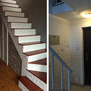 60*60cm 3D Brick Wall Sticker Self-adhesive Panel Decal Wall Sticker -Gray