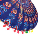 Durable Washable Round Throw Pillow Case Home Bedroom Sofa Car Bed Cushion Decor Cover Creative Print Charms
