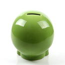 Gothic Ceramic Skull Money Saving Box Money Collectable Piggy Bank -Green