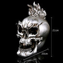 Aquarium Spooky Human Skull Ornament Fish Cave Fish Tank Decorative Craft