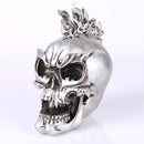Aquarium Spooky Human Skull Ornament Fish Cave Fish Tank Decorative Craft