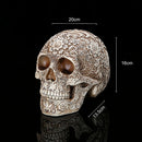 Lifesize Replica Carving Model Skull Figurine Human Head Medical Skeleton
