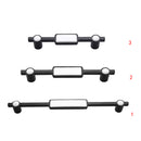Home Decorative Ceramic Door Cabinet Cupboard Wardrobe Drawer Pull Handle Knob with Pack of 2PCS Mounting Screws