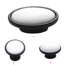 Home Bedroom Decor Single Hole Ceramic Knob for Door Cabinet Cupboard Drawer Pull Handle with Mounting Screw