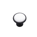 Home Bedroom Decor Single Hole Ceramic Knob for Door Cabinet Cupboard Drawer Pull Handle with Mounting Screw