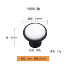 Home Bedroom Decor Single Hole Ceramic Knob for Door Cabinet Cupboard Drawer Pull Handle with Mounting Screw