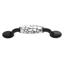 Creative Crackle Pattern Door Handle Home Hardware Cabinet Cupboard Wardrobe Drawer Pull Knob + Pack of 2PCS Mounting Screws