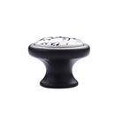 Vintage Fashionable Single Hole Crackle Design Door Knob Cabinet Cupboard Closet Drawer Closet Pull Handle with Mounting Screw