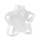 Clear Star Shape Glass Wall Hanging Vase Bottle for Plant Flower Decorations