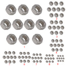 Pack of 10PCS Lightweight Corrosion Resistant Stainless Steel Nuts Bolts Screws Thread Hexagon Fastener M6