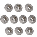 Pack of 10PCS Lightweight Corrosion Resistant Stainless Steel Nuts Bolts Screws Thread Hexagon Fastener M4