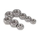 Pack of 10PCS Lightweight Corrosion Resistant Stainless Steel Nuts Bolts Screws Thread Hexagon Fastener M4