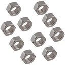 Pack of 10PCS Lightweight Corrosion Resistant Stainless Steel Nuts Bolts Screws Thread Hexagon Fastener M4