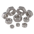 Pack of 10PCS Lightweight Corrosion Resistant Stainless Steel Nuts Bolts Screws Thread Hexagon Fastener M4