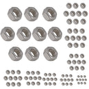 Pack of 10PCS Lightweight Corrosion Resistant Stainless Steel Nuts Bolts Screws Thread Hexagon Fastener M4