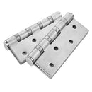 1Pair Stainless Steel Fire Door Butt Hinge Home Furniture Cabinet Door Hardware Hinge 2.5MM with Pack of 16PCS Screws