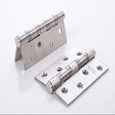 1Pair Stainless Steel Fire Door Butt Hinge Home Furniture Cabinet Door Hardware Hinge 3MM with Pack of 16PCS Screws