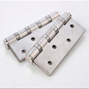 1Pair Stainless Steel Fire Door Butt Hinge Home Furniture Cabinet Door Hardware Hinge 3MM with Pack of 16PCS Screws