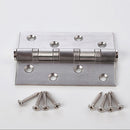 1Pair Stainless Steel Fire Door Butt Hinge Home Furniture Cabinet Door Hardware Hinge 3MM with Pack of 16PCS Screws