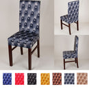 Removable Elastic Dining Chair Slipcover Home Decorative Cover Wedding Banquet Decor Red
