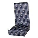 Removable Elastic Dining Chair Slipcover Home Decorative Cover Wedding Banquet Decor Dark Gray