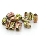 Pack of 10PCS Wood Insert Interface Screws Threads Bolts Nuts Fixing Furniture Mounting Fasteners M8*18