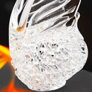 Decorative Glass Loving Swan Couple Figurine Collection Unique Wedding Gifts