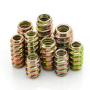 Pack of 10PCS Wood Insert Interface Screws Threads Bolts Nuts Fixing Furniture Mounting Fasteners M6*13