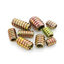 Pack of 10PCS Wood Insert Interface Screws Threads Bolts Nuts Fixing Furniture Mounting Fasteners M6*12