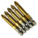 5pcs S2 Hex Shank Quick Release Magnetic Screwdriver Extension Bit Holders