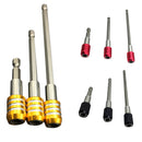 3pcs 1/4 Hex Quick Release Screwdriver Self-locking Extension Bit Holder-Red