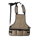 Heavy-duty Multi-Pocket Tool Apron Bag Pouch For Crafts Carpenter Woodworker Painter Adjustable Straps
