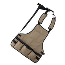 Heavy-duty Multi-Pocket Tool Apron Bag Pouch For Crafts Carpenter Woodworker Painter Adjustable Straps