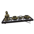 Zen Garden Sand Kit Tealight Holder Relax Spiritural Meditation Home Wedding Party Decor Supplies