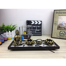 Zen Garden Sand Kit Tealight Holder Relax Spiritural Meditation Home Wedding Party Decor Supplies