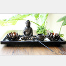 Zen Garden Sand Kit Tealight Holder Relax Spiritural Meditation Home Wedding Party Decor Supplies