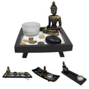 Zen Garden Sand Kit Tealight Holder Relax Spiritural Meditation Home Wedding Party Decor Supplies