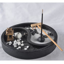 Zen Garden Sand Tray Mini Tower Stone Pebbles Rake Set Home Bedroom Office Decor Ornament Feng Shui Wedding Gift