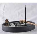 Zen Garden Sand Tray Mini Tower Stone Pebbles Rake Set Home Bedroom Office Decor Ornament Feng Shui Wedding Gift