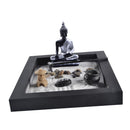 Zen Garden Sand Tray Mini Incense Burner Stone Pebbles Rake Set Home Bedroom Party Decor Ornament Supplies