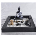 Zen Garden Sand Tray Mini Incense Burner Stone Pebbles Rake Set Home Bedroom Party Decor Ornament Supplies