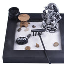 Zen Garden Sand Tray Mini Incense Burner Stone Pebbles Rake Set Home Bedroom Party Decor Ornament Feng Shui Wedding Gift
