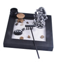 Zen Garden Sand Tray Mini Incense Burner Stone Pebbles Rake Set Home Bedroom Party Decor Ornament Feng Shui Wedding Gift
