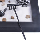 Zen Garden Sand Tray Mini Incense Burner Stone Pebbles Rake Set Home Bedroom Party Decor Ornament Feng Shui Wedding Gift