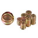 Pack of 10PCS Wood Insert Interface Screws Threads Bolts Nuts Fixing Furniture Mounting Fasteners M6*17