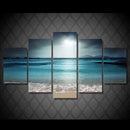 1 Set of 5PCS Assorted Size Modern Art Canvas Art Wall Painting Sunset Print Charms Home Cafe Hotel Wall Decor Painting 30/40/50cm