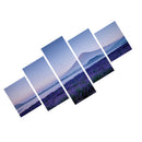 1 Set of 5PCS Canvas Painting for Home Bedroom Cafe Hotel Room Wall Art Wall Decor Paintings Lavender Print Charms 20*30/40/50cm