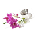 1 Set of 5PCS Canvas Painting for Home Bedroom Cafe Hotel Room Wall Art Wall Decor Paintings Orchid and Rock Print Charms 30/40/50cm