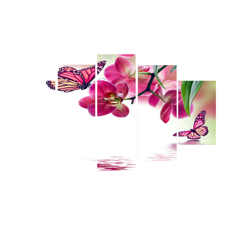 1 Set of 5PCS Canvas Painting for Home Bedroom Cafe Hotel Room Wall Art Wall Decor Paintings 30/40/50cm